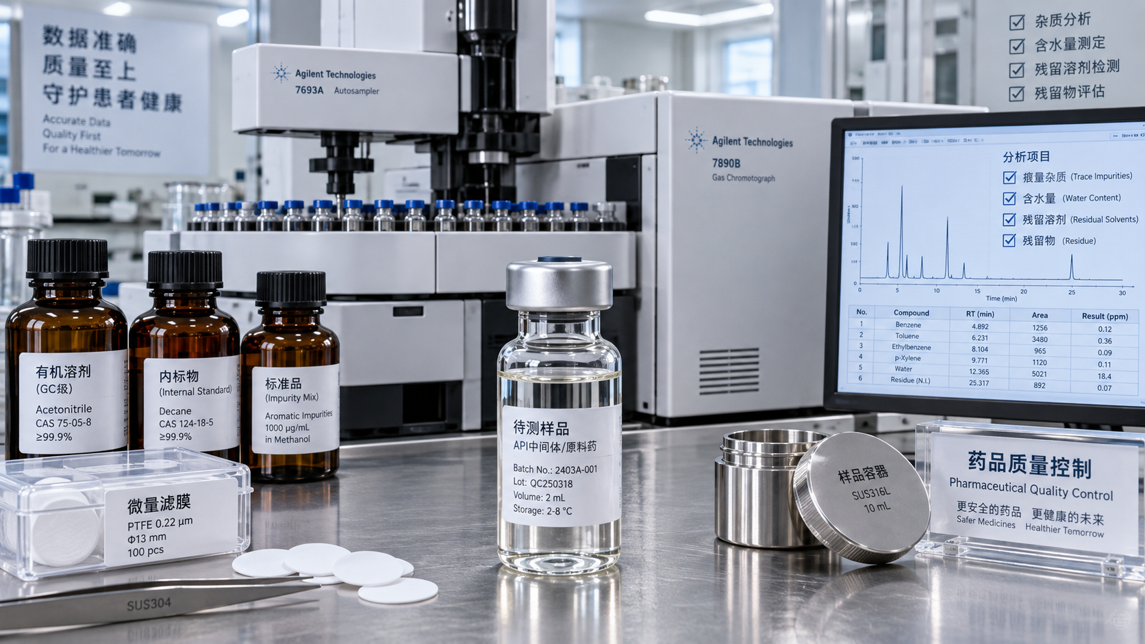 Which impurities must be monitored in pharmaceutical-grade aromatics?