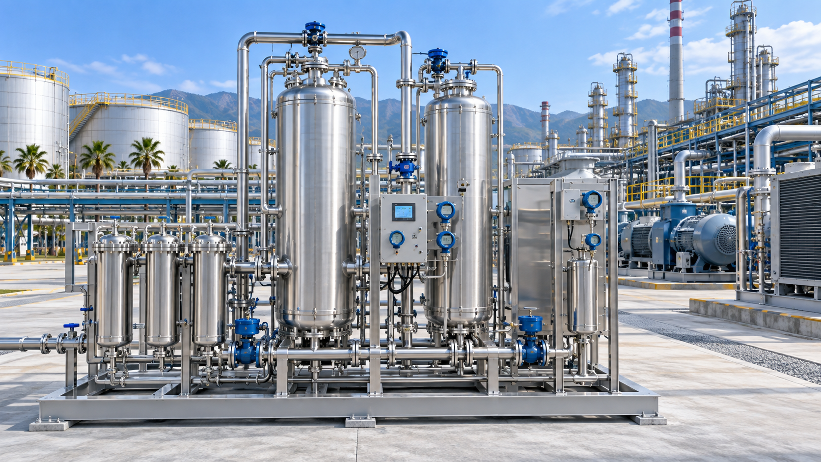 What drives industrial gas purification demand in Latin America?
