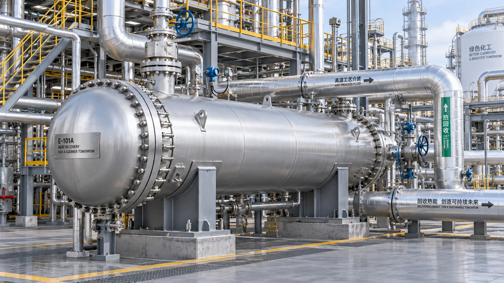What drives heat exchanger technology cost in new process projects?