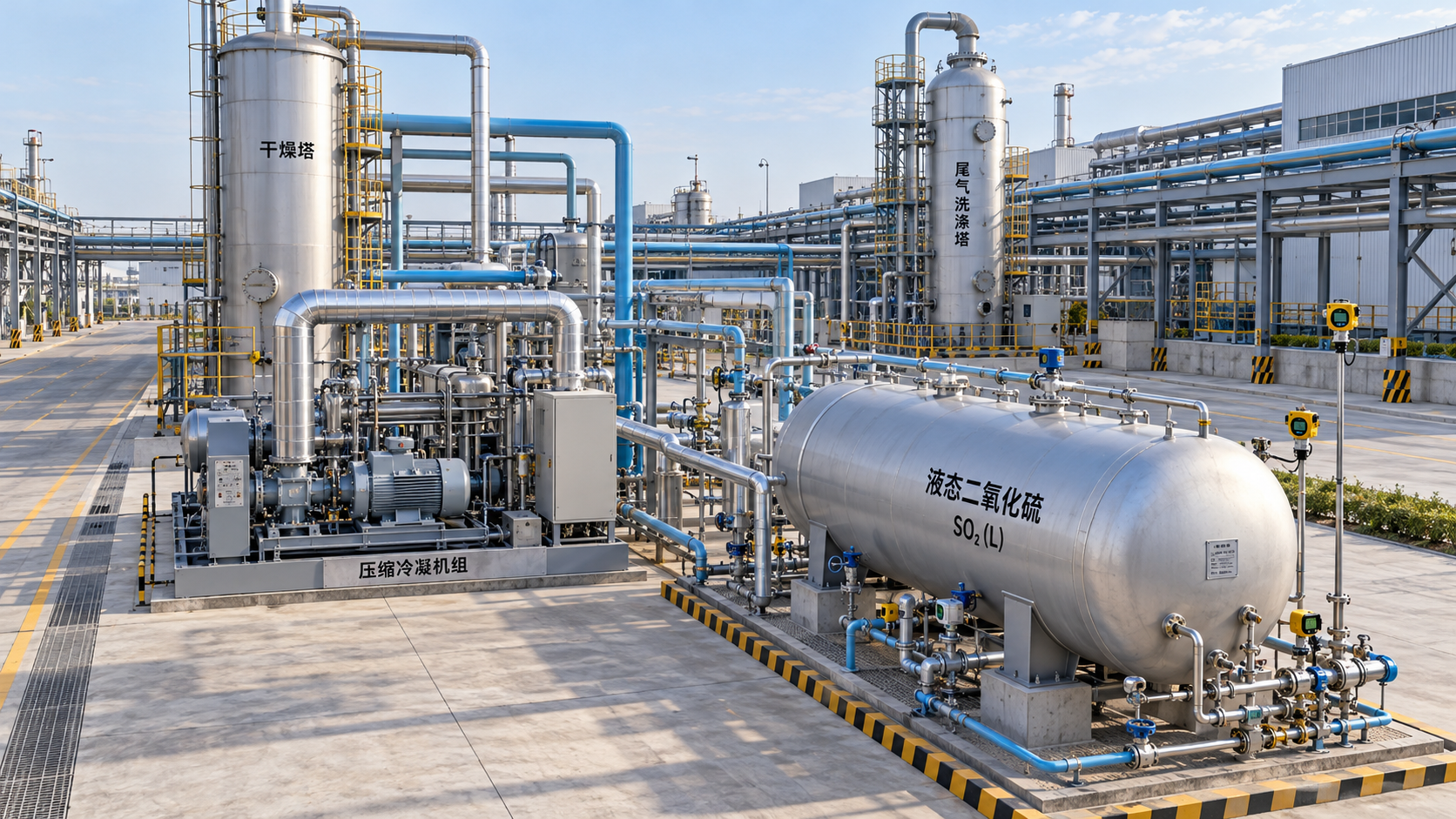 Liquid Sulphur Dioxide Plant Costs: Liquefaction, Storage, and Containment