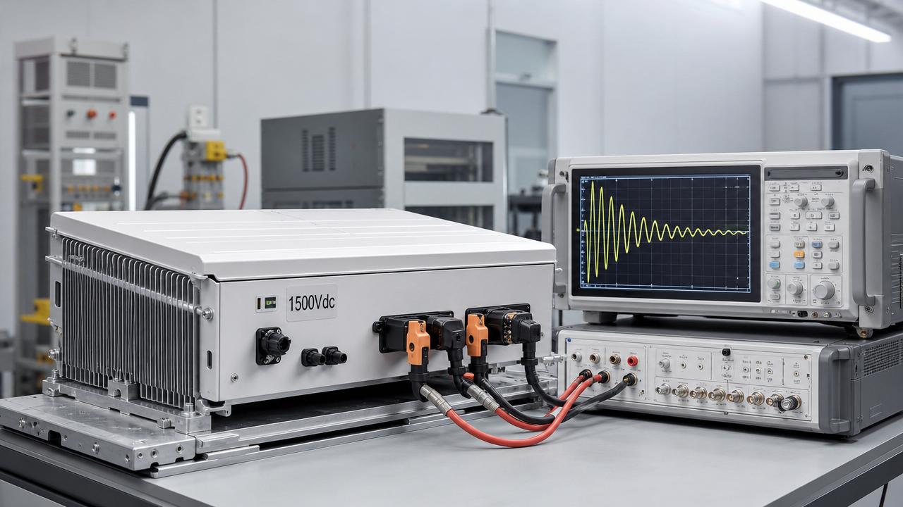 TÜV Rheinland Updates PCS Inverter EMC Certification with 1500 Vdc Transient Immunity Test