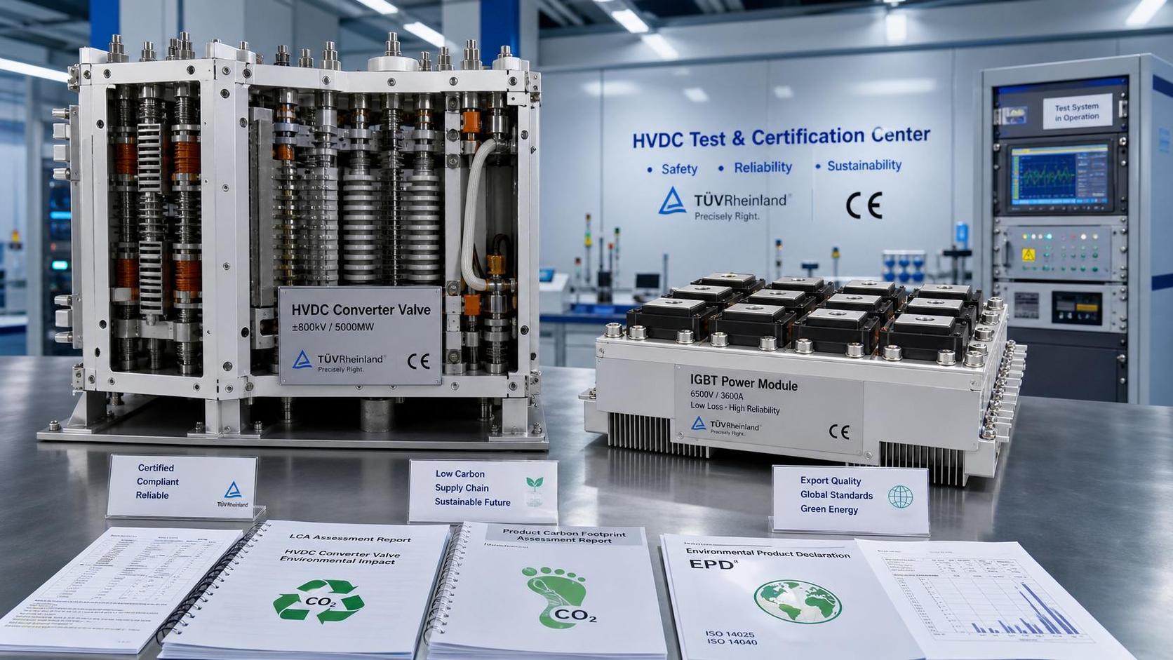 TÜV Rheinland Adds IGBT Carbon Disclosure to HVDC Valve Certification TÜV Rheinland Adds IGBT Carbon Disclosure to HVDC Valve Certification