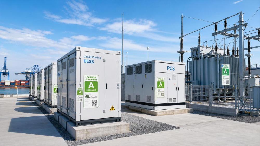 EU Carbon Footprint Label Rule Hits Energy Storage Exports