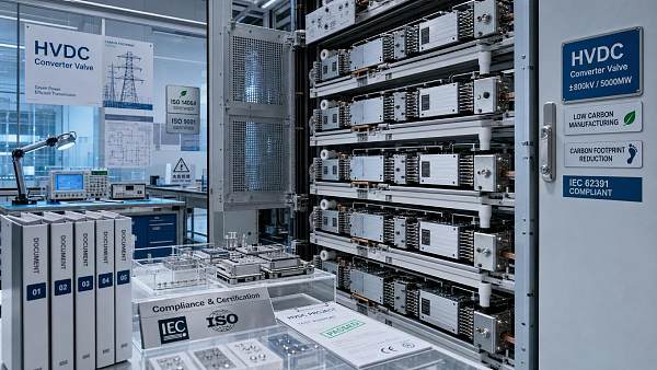 TÜV Update Makes IGBT Carbon Footprint a Gatekeeper for HVDC Valves