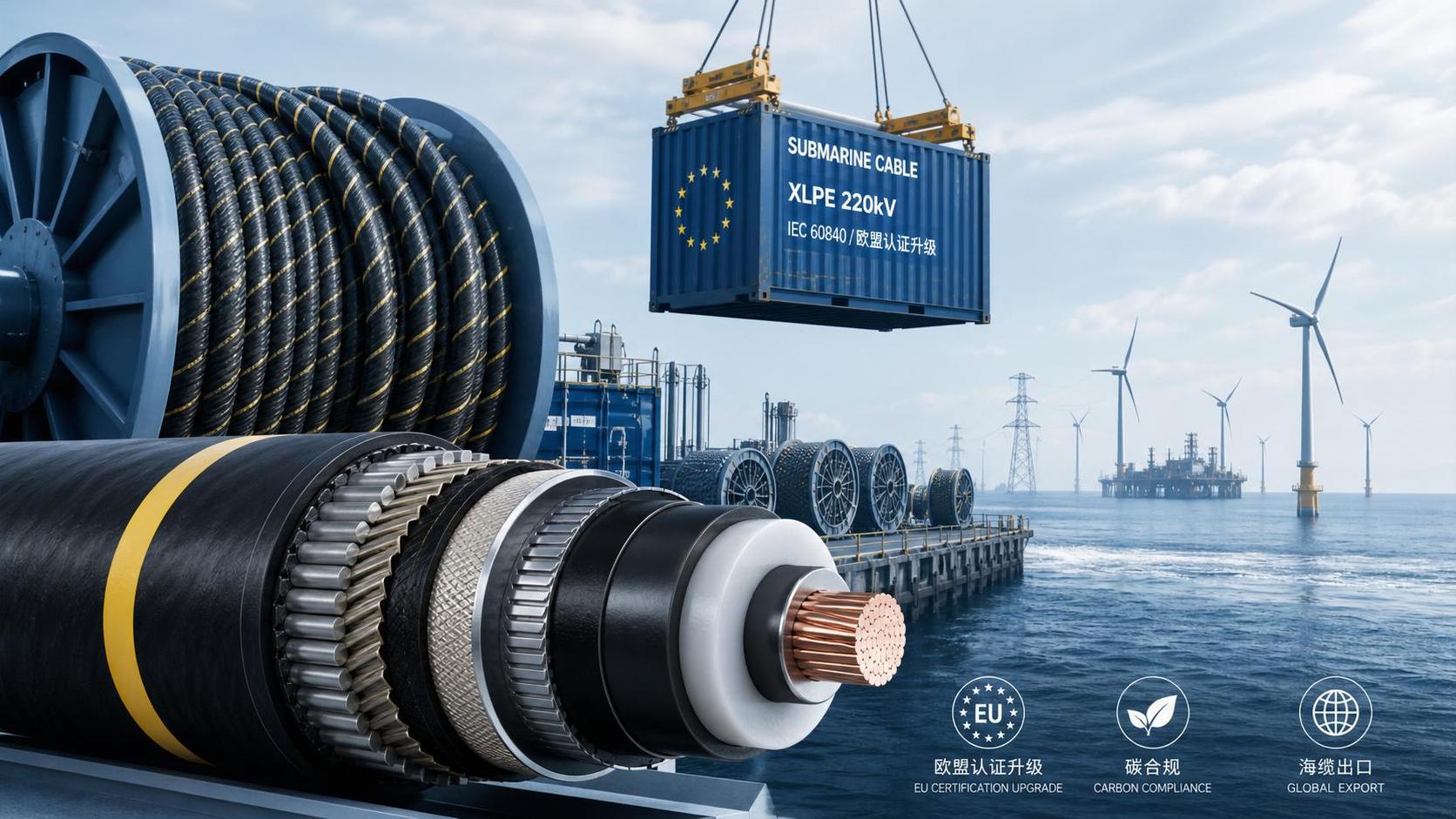 EU Enforces Dual Certification for XLPE Submarine Cables EU Enforces Dual Certification for XLPE Submarine Cables