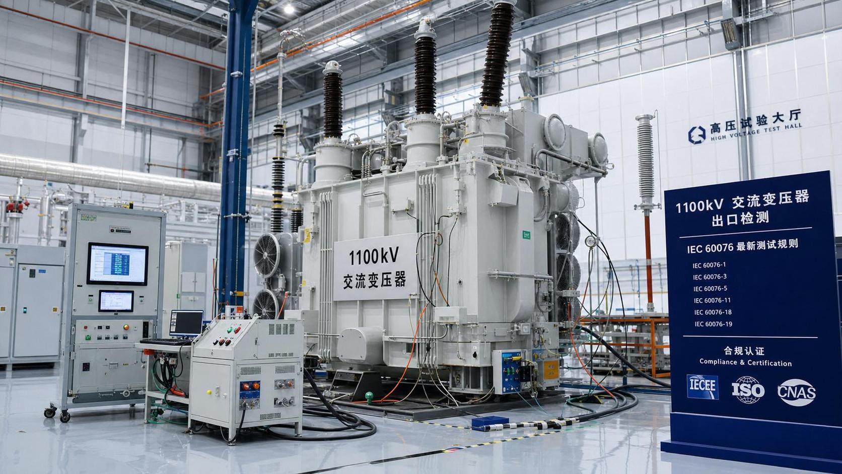 IEC Sets New UHV Transformer Export Test Rule