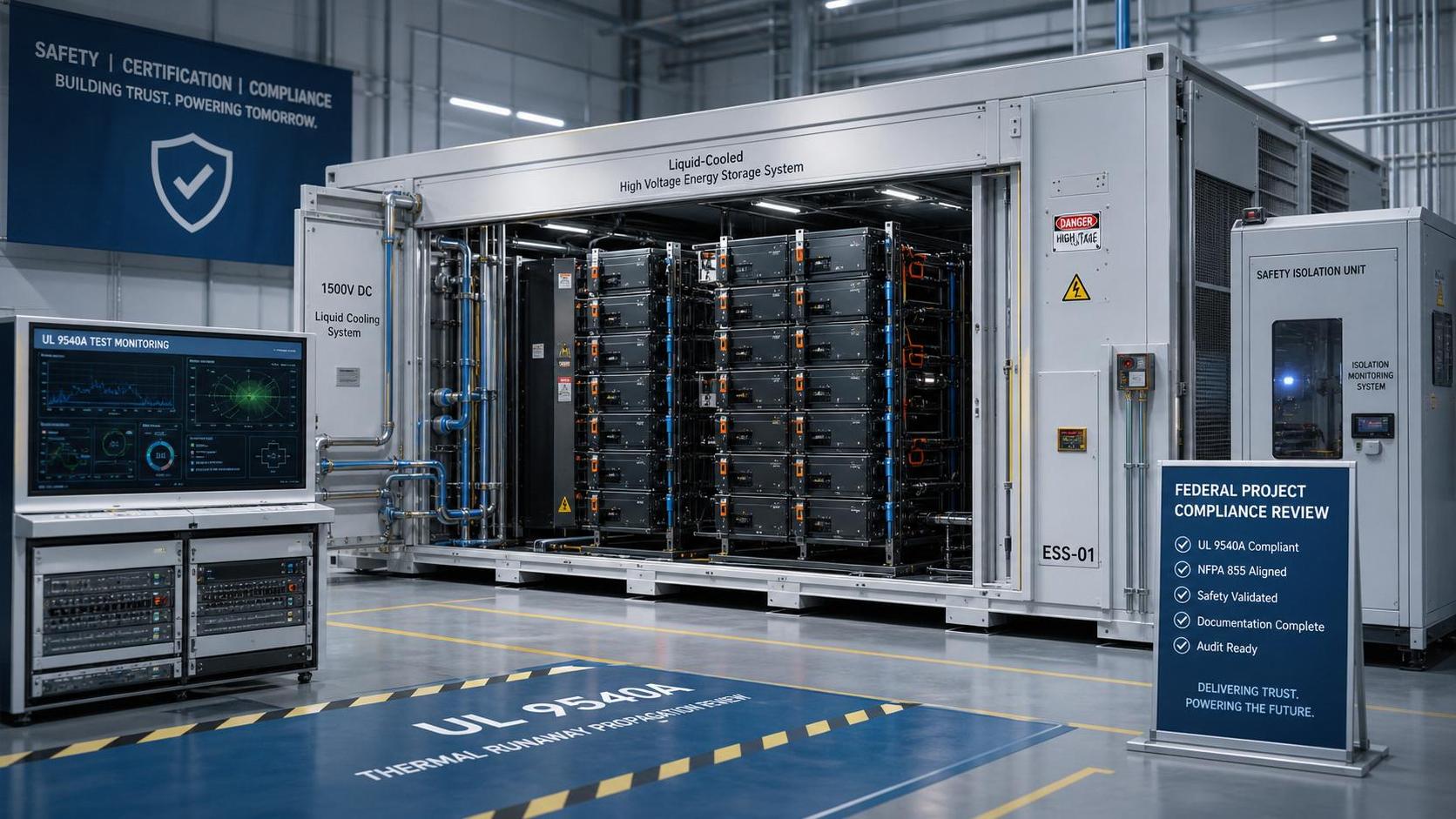 DOE Tightens UL 9540A Rules for Liquid-Cooled BESS DOE Tightens UL 9540A Rules for Liquid-Cooled BESS