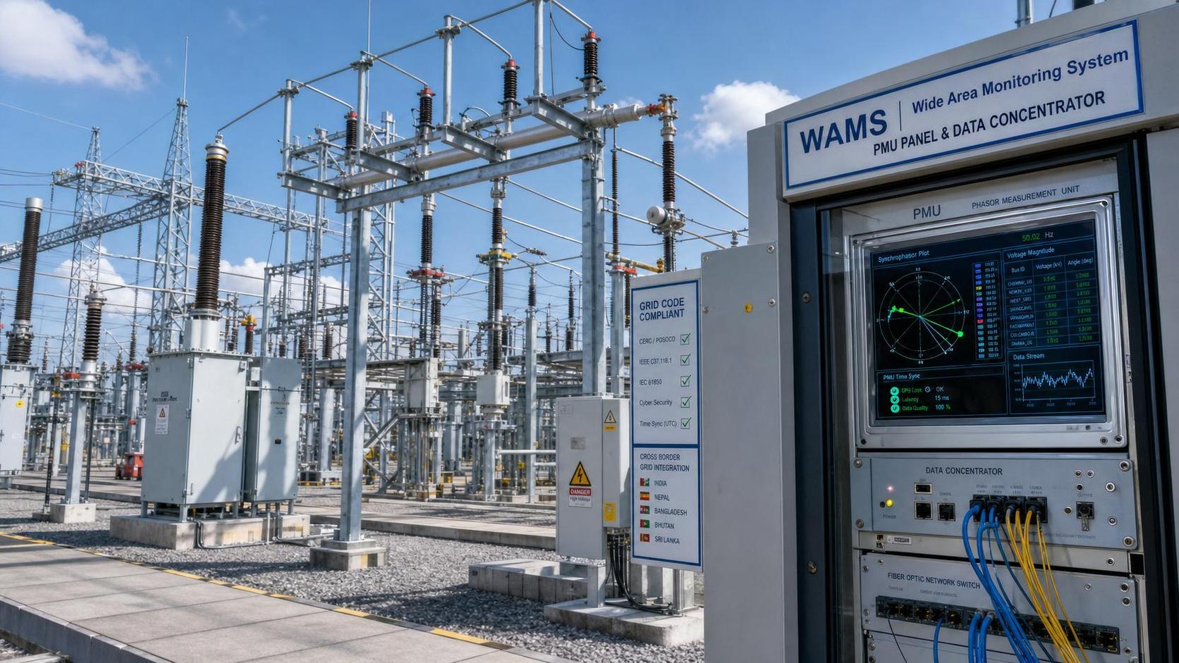 India Sets 2027-Q2 WAMS Rule for >220kV Substations India Sets 2027-Q2 WAMS Rule for >220kV Substations