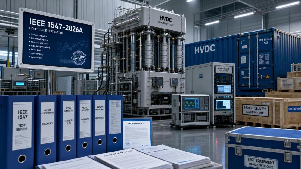 DOE Rule Ties HVDC Valve Imports to IEEE 1547-2026A