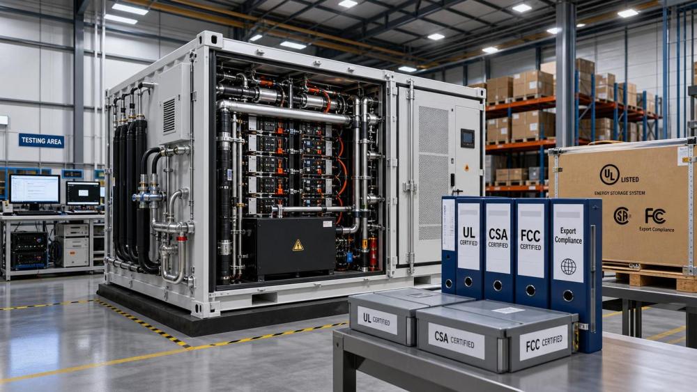 US Sets Dual Certification Rule for Liquid Cooling BESS