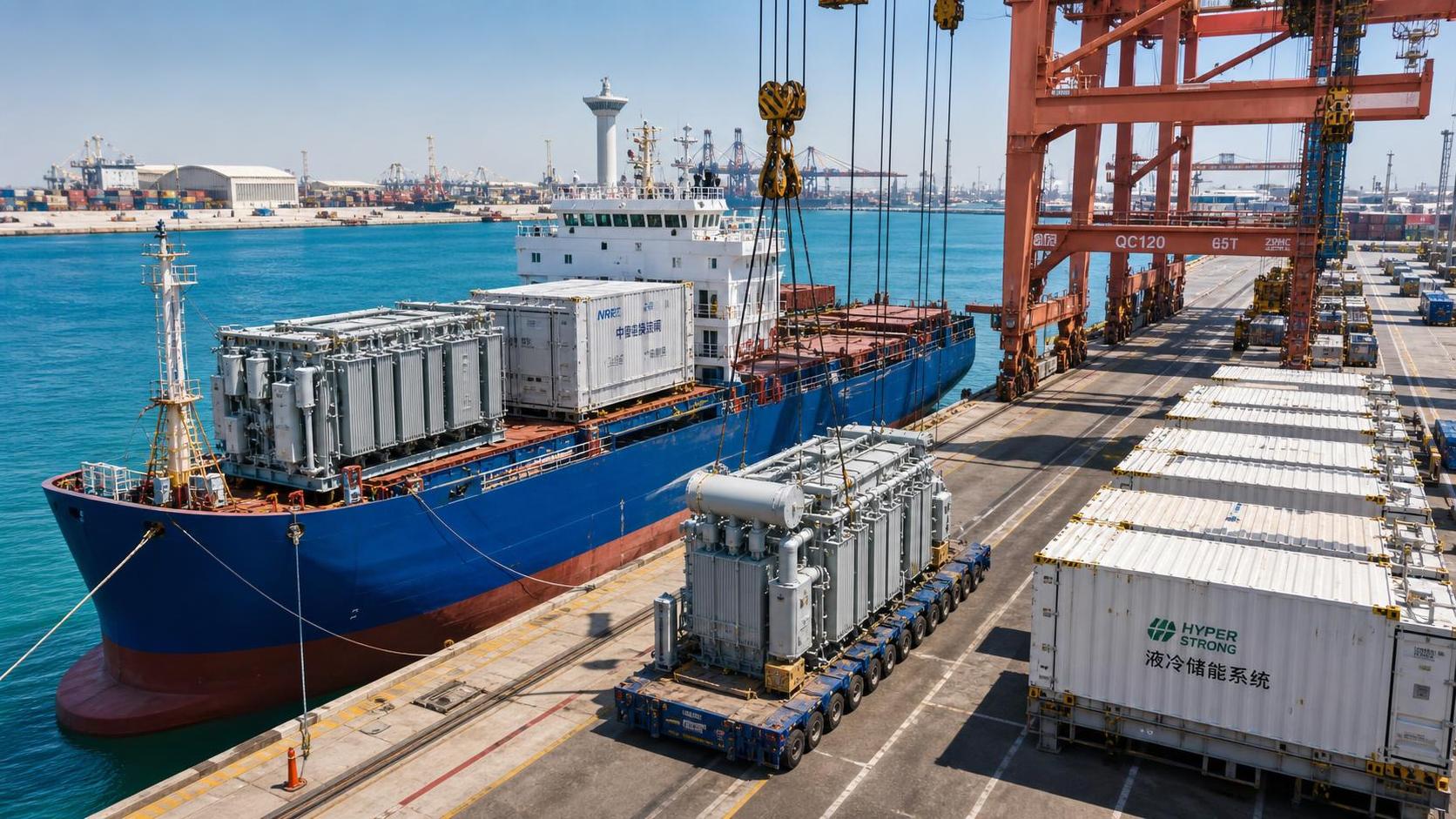 China-UAE Launch Direct Sea Route, Cutting UHV and Energy Storage Logistics Time by 30%