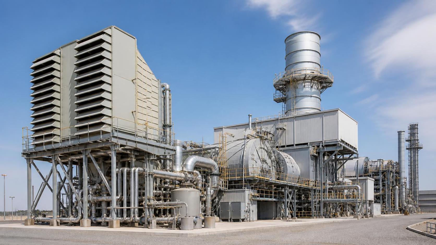 How does ambient temperature affect gas turbines in power generation?