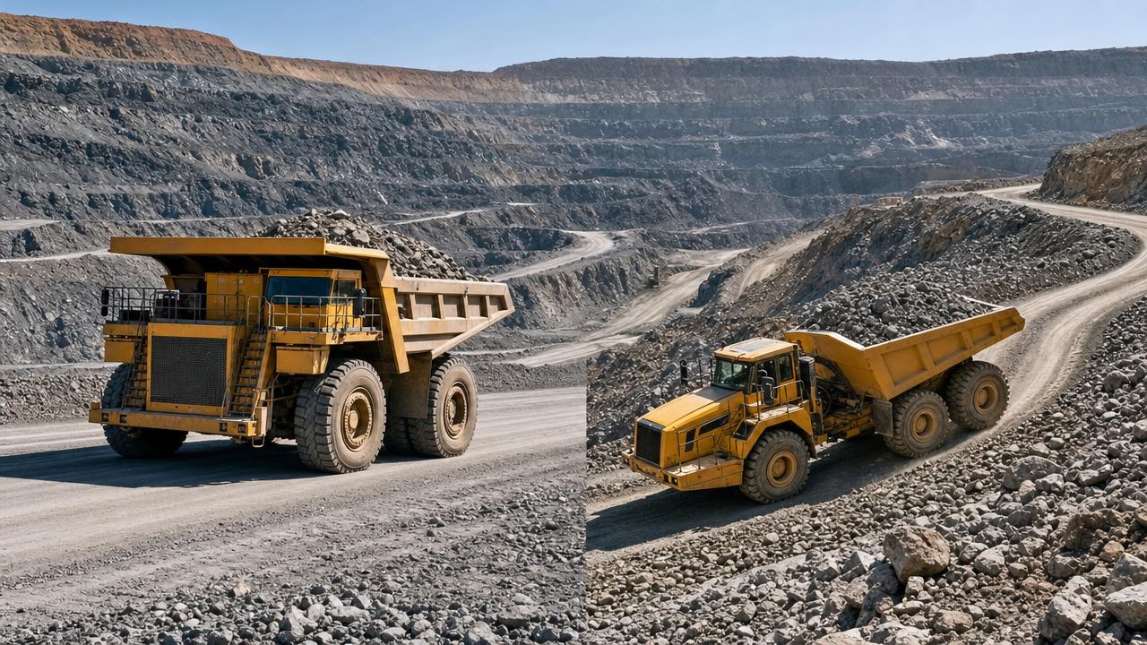 Mining Dump Trucks: Key Differences Between Rigid and Articulated Models Mining Dump Trucks: Key Differences Between Rigid and Articulated Models