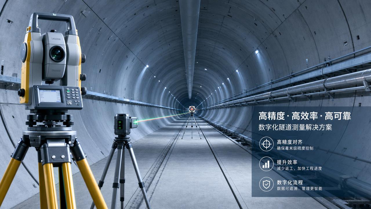 How to choose tunnel surveying equipment that cuts rework