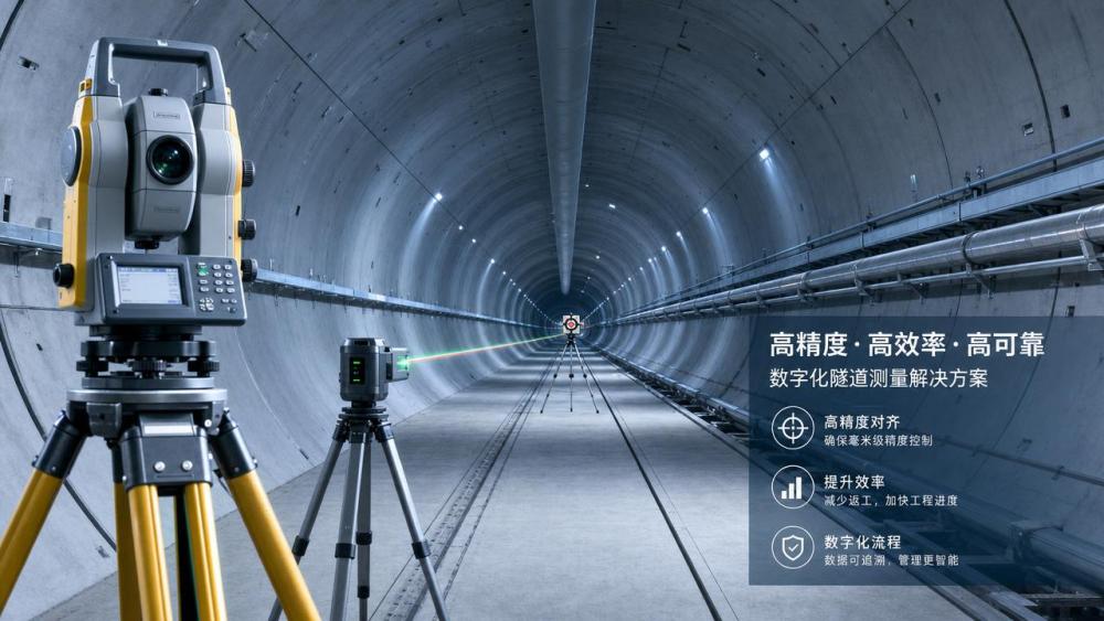How to choose tunnel surveying equipment that cuts rework