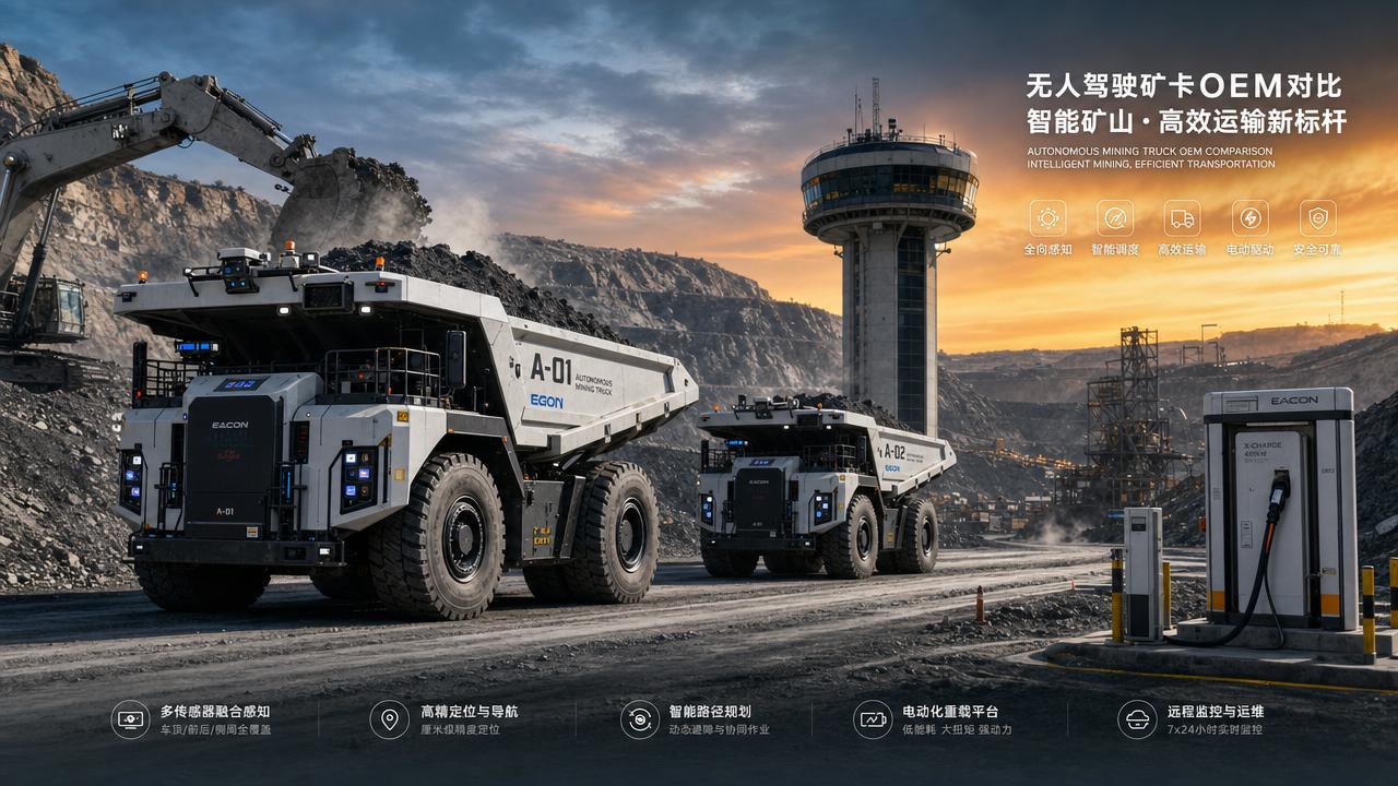 How to compare autonomous mining trucks OEM options