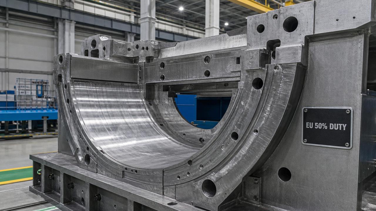 EU Imposes 50% Tariffs on Chinese Steel, Raising Costs for Hard Rock TBM Structural Components and Segment Molds