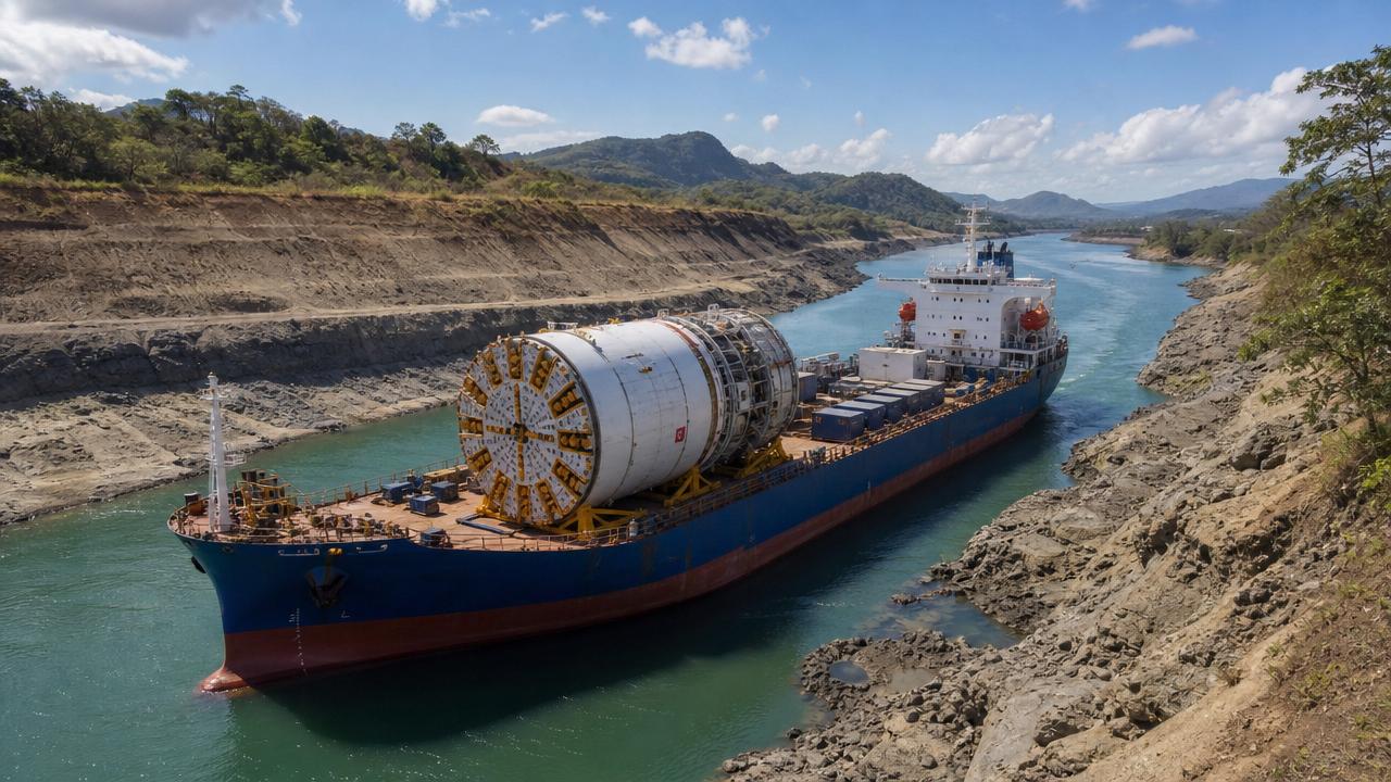 Panama Canal Drought Extends Hard Rock TBM Shipment Times to 14 Weeks