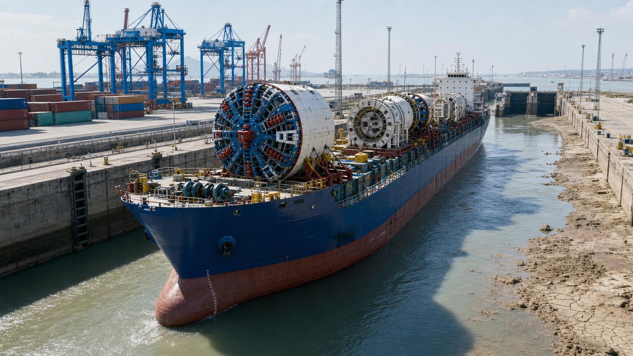 Panama Canal Curbs Extend TBM Shipping Times