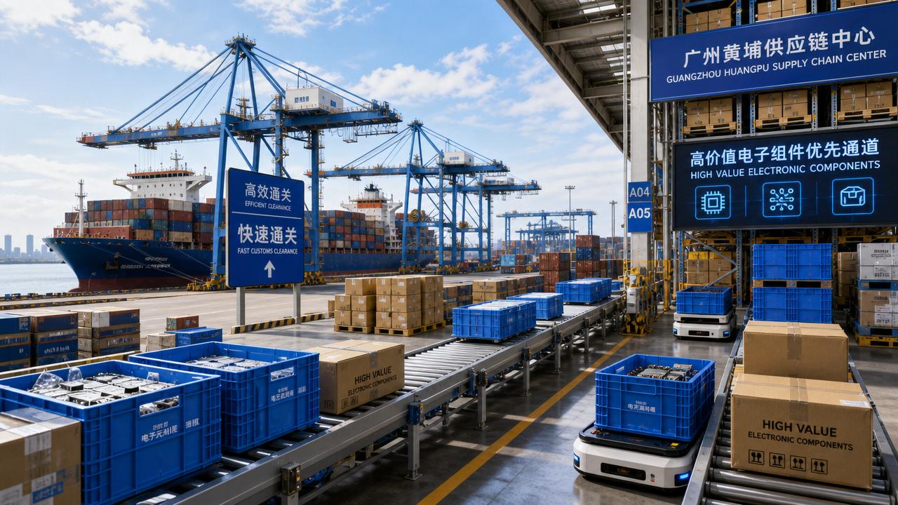 Huangpu Hub Marks 2 Years with 1-Hour Clearance