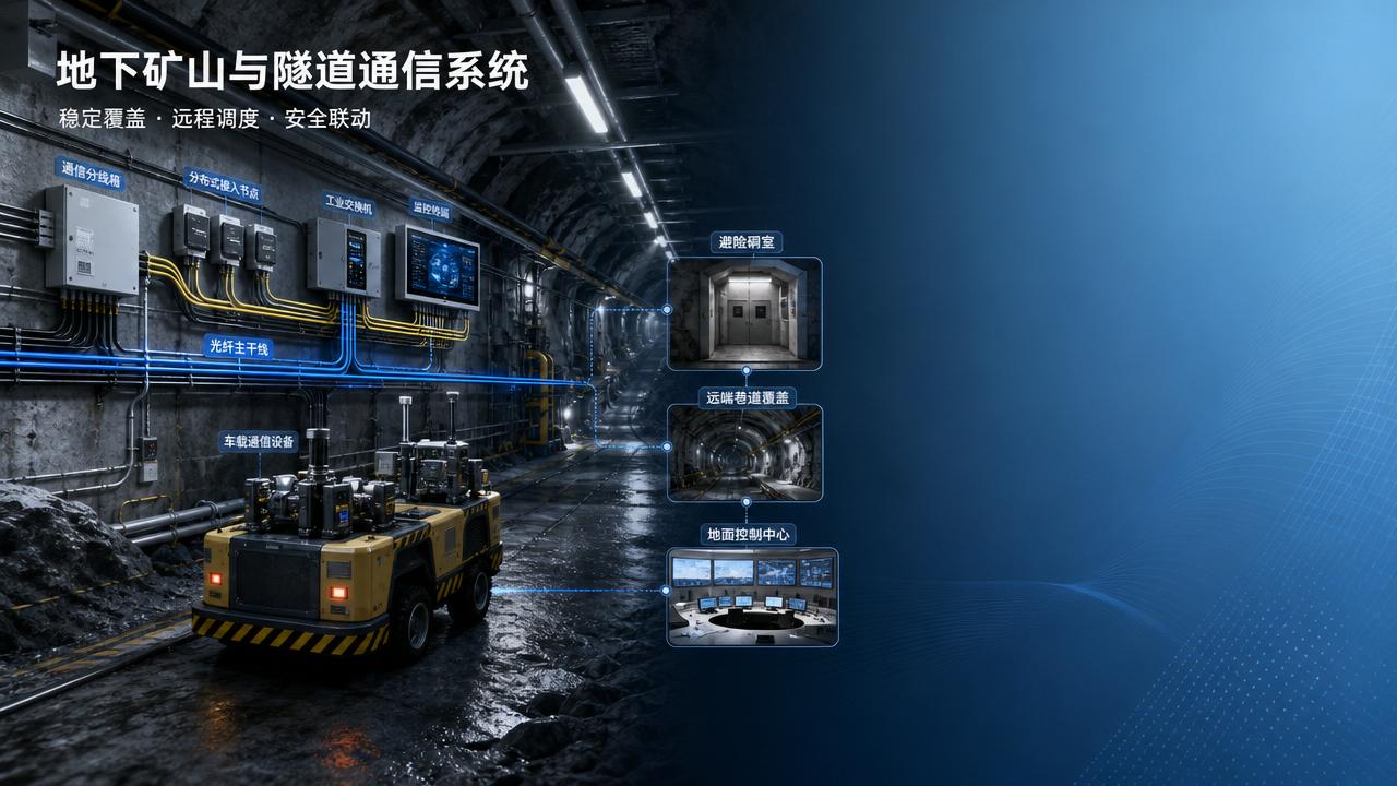 How to Choose Underground Communication Systems for Mines and Tunnels