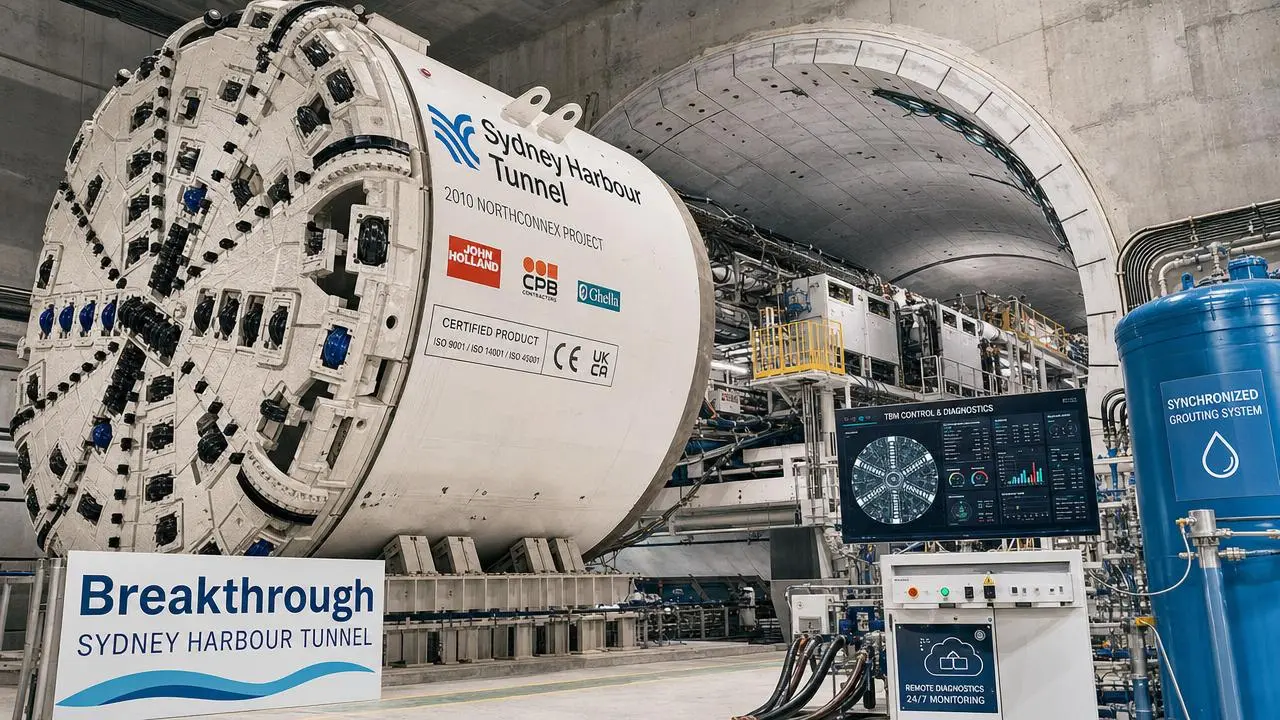 West Harbour Tunnel Opens New TBM Compliance Signal