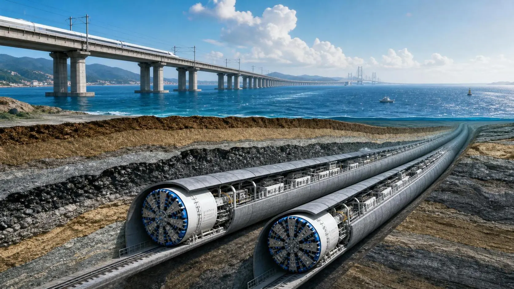 Jintang Undersea Tunnel Breakthrough Sets New High-Speed Rail Benchmark