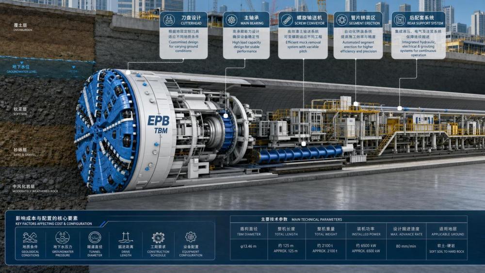 EPB Shield Price Breakdown: What Drives Cost in Urban Tunneling Projects?