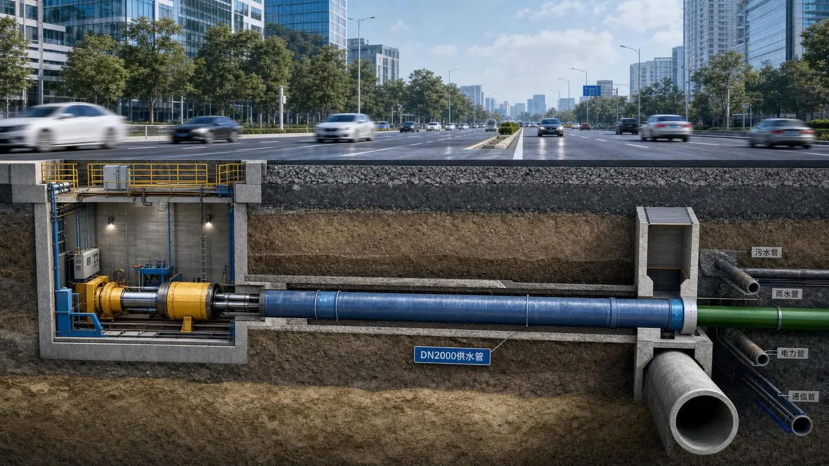 Trenchless Pipeline Installation for Water: Best Methods for Urban Road Crossings
