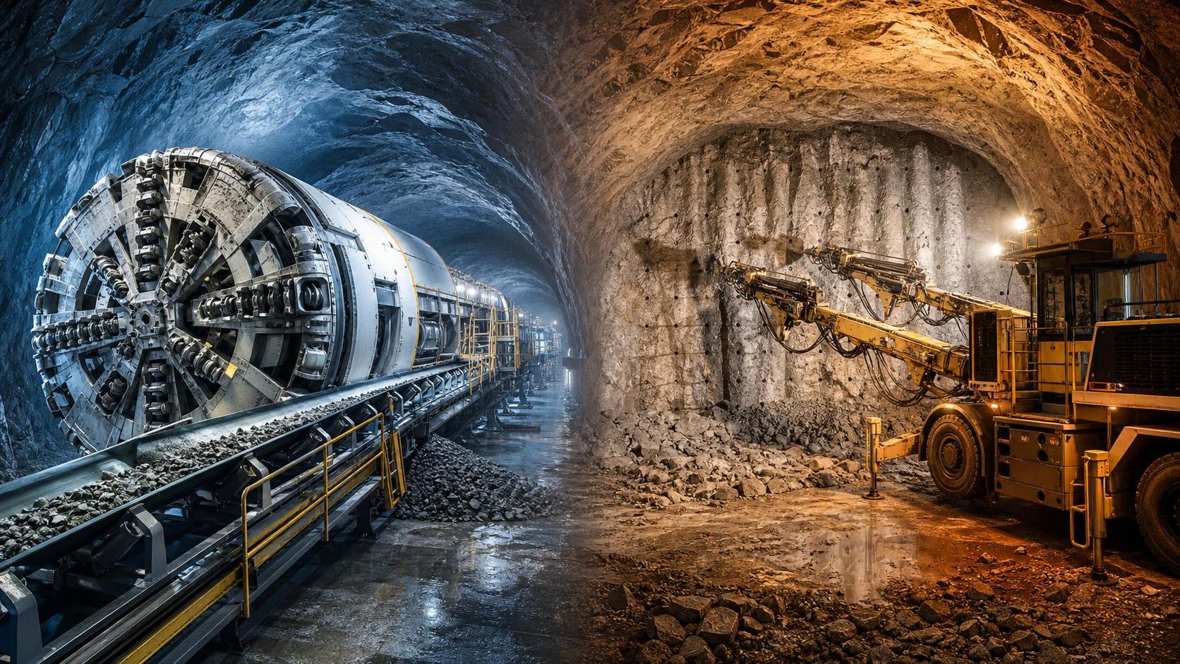 TBM Excavation vs Drill and Blast: Which Method Fits Hard Rock Tunnels?