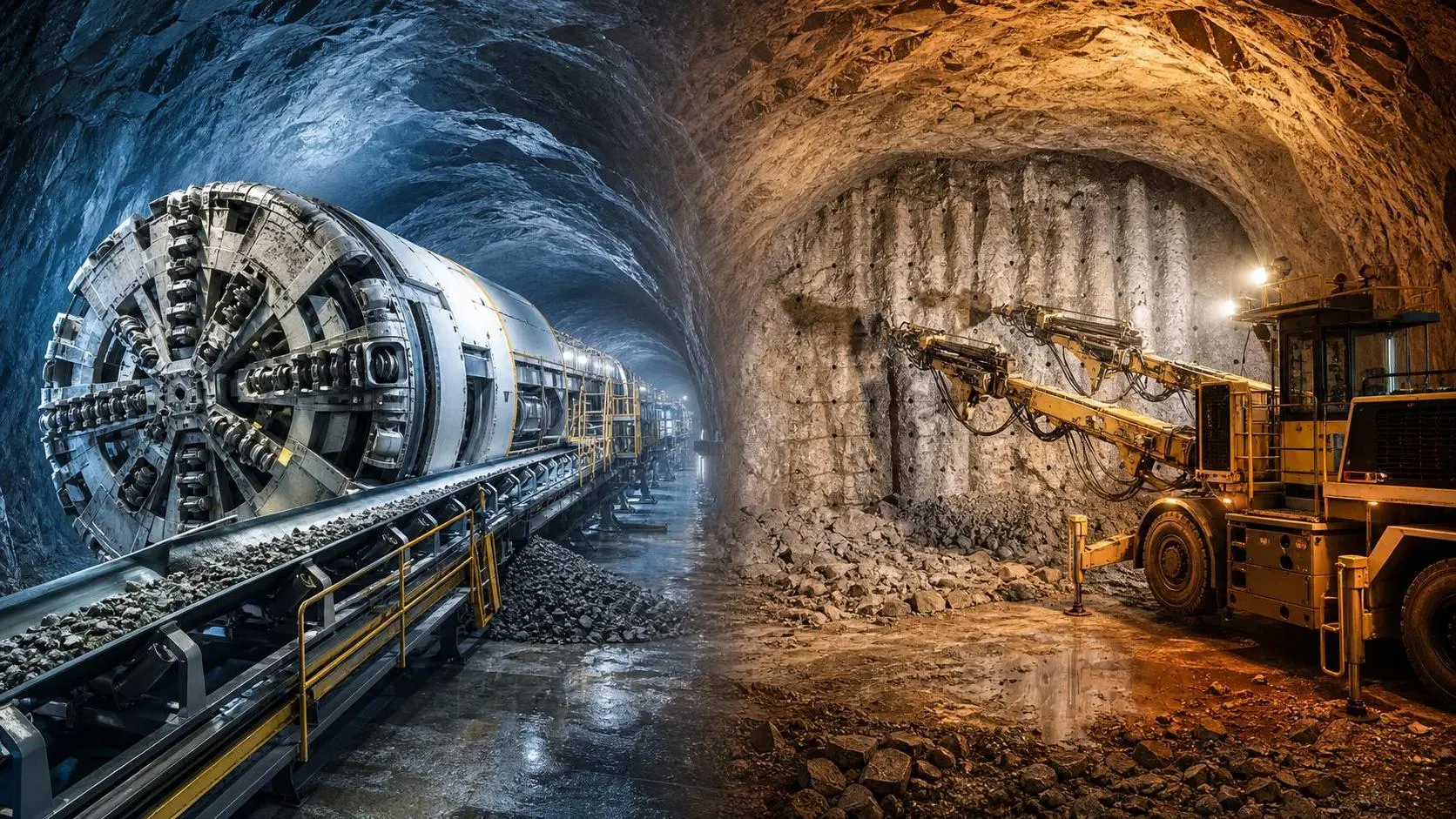 TBM Excavation vs Drill and Blast: Which Method Fits Hard Rock Tunnels?