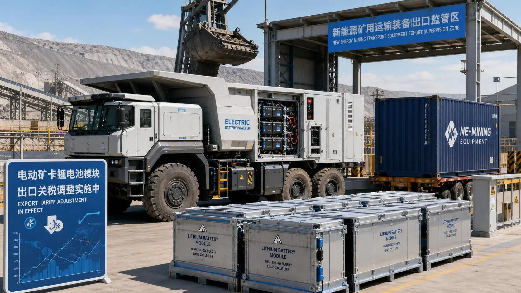 U.S. Cuts EV Mining Truck Battery Module Tariff