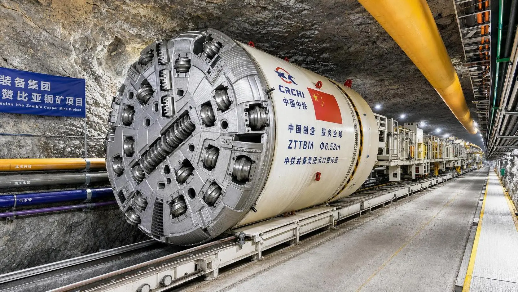 China’s First Mining TBM Exported to Africa Starts in Zambia