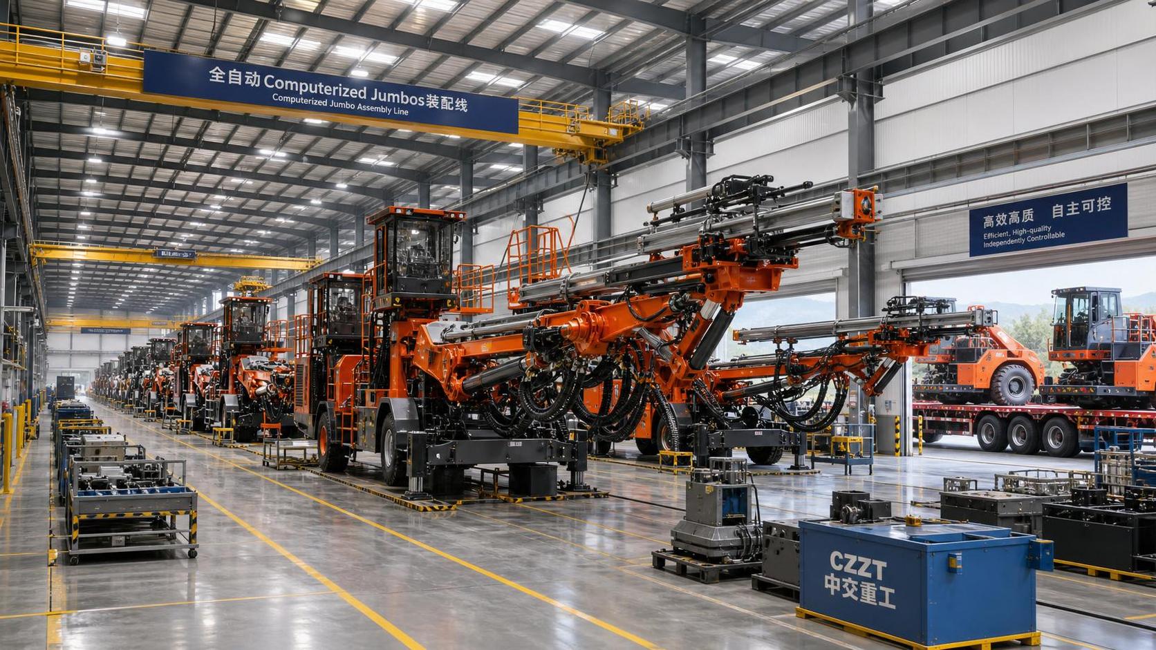 Autonomous Computerized Jumbos Line Starts Output, Lead Time Cut to 8 Weeks