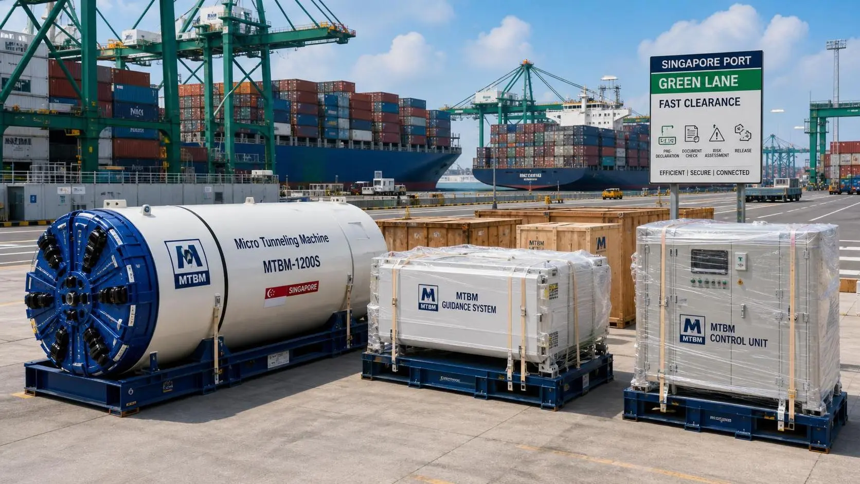PSA Opens 12-Hour Green Lane for Micro-tunnelling Gear