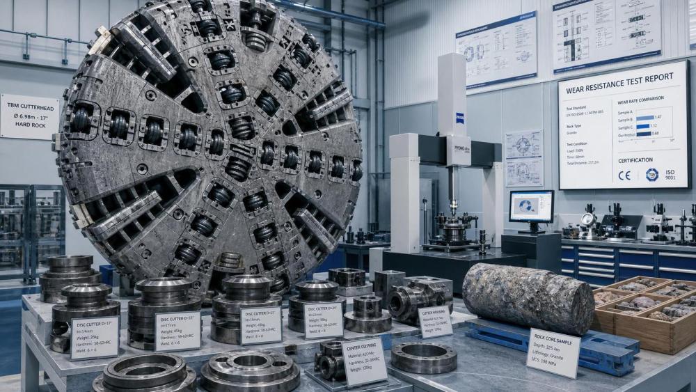 TUV Rheinland Tightens TBM Cutterhead Wear Rule TUV Rheinland Tightens TBM Cutterhead Wear Rule