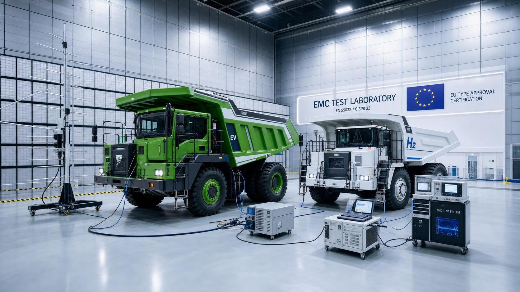 EU Enforces EMC Testing for EV Mining Trucks