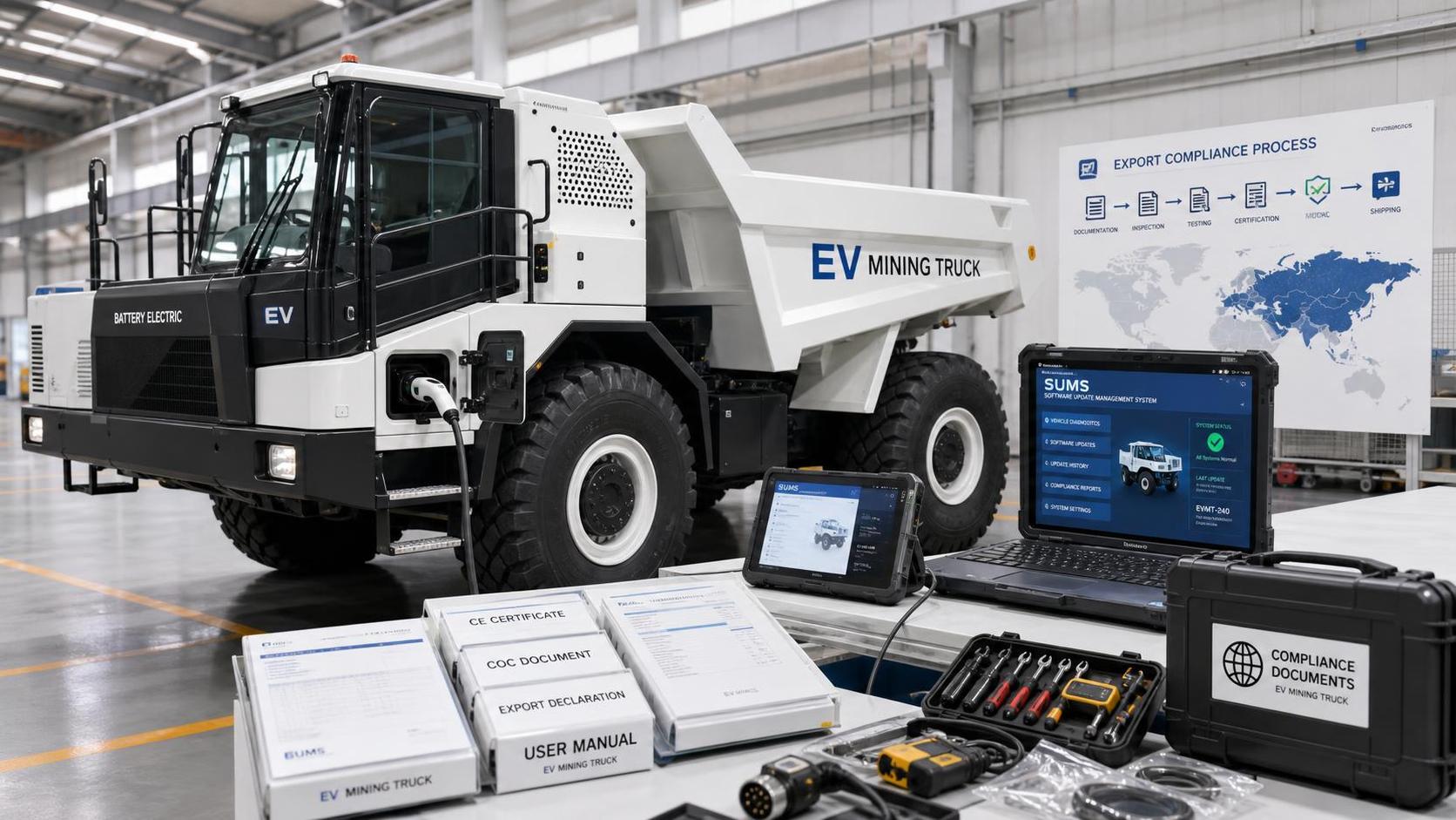 EU Rule Takes Effect: EV Mining Trucks Face UN R155 SUMS Approval