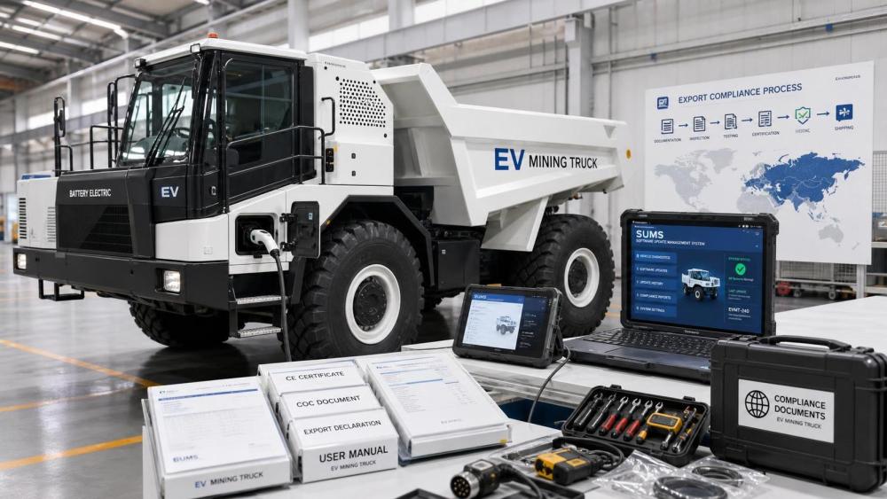 EU Rule Takes Effect: EV Mining Trucks Face UN R155 SUMS Approval EU Rule Takes Effect: EV Mining Trucks Face UN R155 SUMS Approval