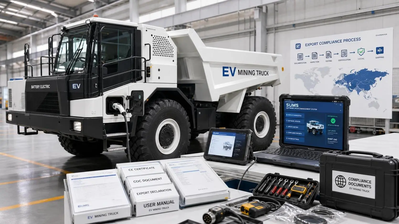 EU Rule Takes Effect: EV Mining Trucks Face UN R155 SUMS Approval