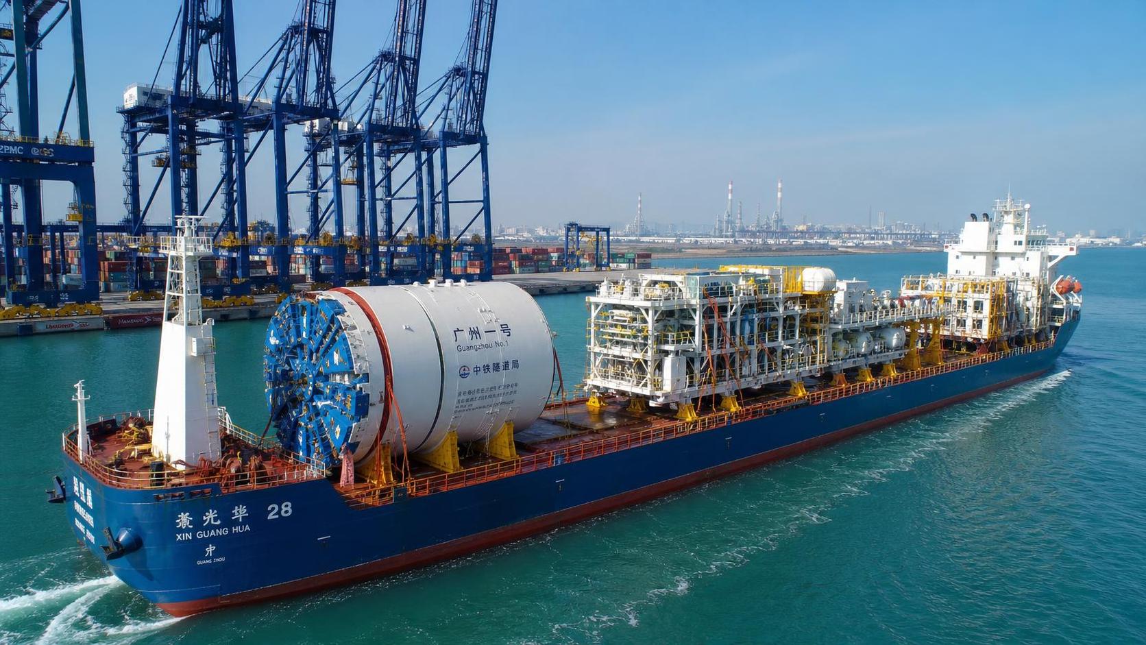 China-UAE Direct Sea Route Cuts TBM and Large Tunneling Equipment Lead Times