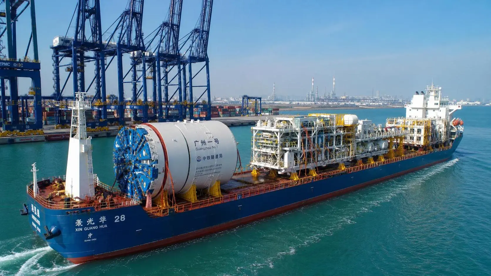China-UAE Direct Sea Route Cuts TBM and Large Tunneling Equipment Lead Times