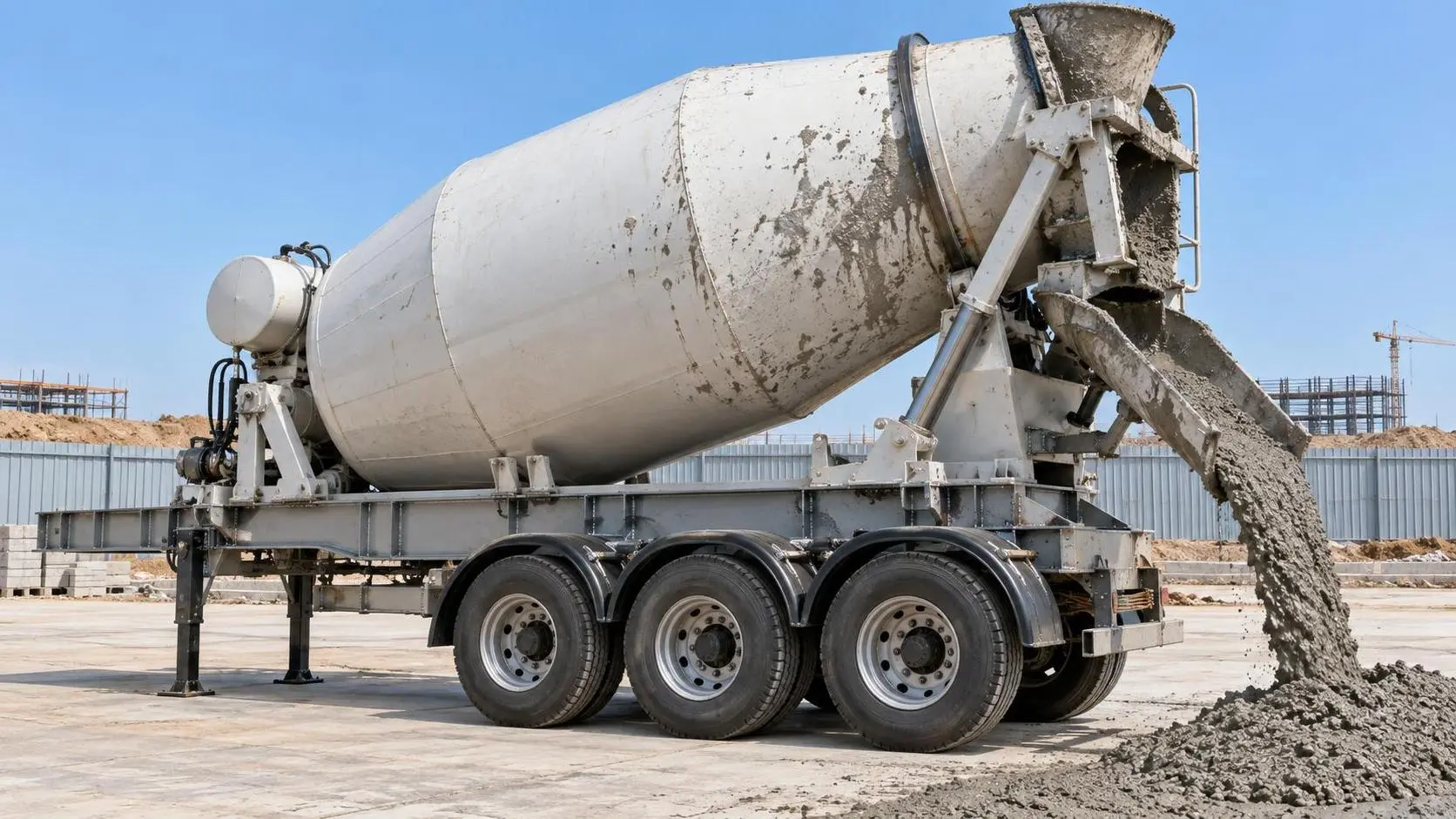 Evaluating Structural Durability and Maintenance Frequency in Heavy-Duty Concrete Mixer Trailers Under Frequent Dump Cycles