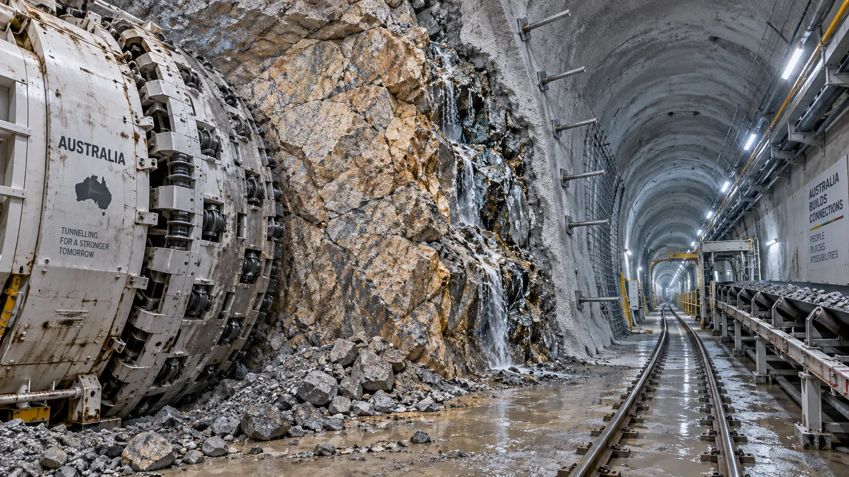 Hard Rock Tunnelling in Australia: Selecting Methods for Variable Ground Conditions