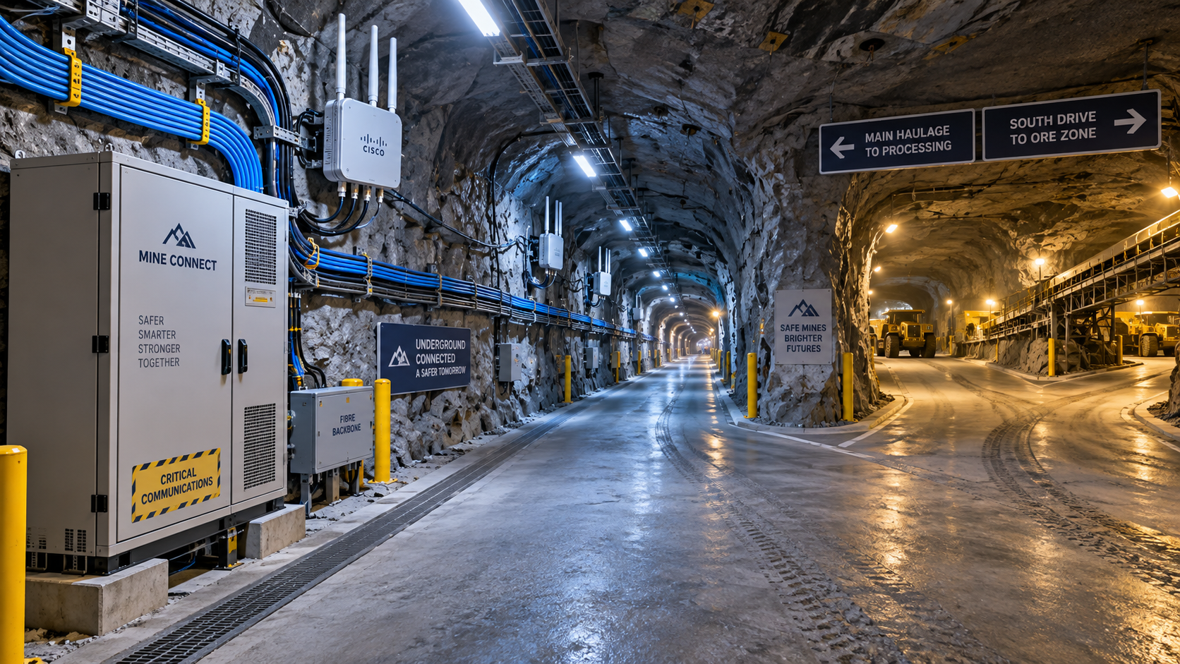 Planning Underground Communication Systems for Remote Australian Mine Sites