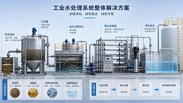 Water purification for factories: which method fits which contaminant?