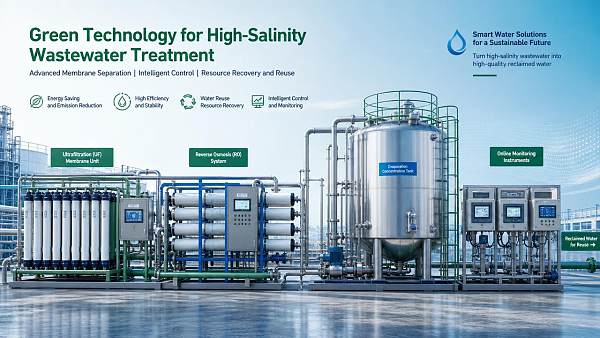 Green Tech Solutions for Water Treatment in High-Salinity Plants