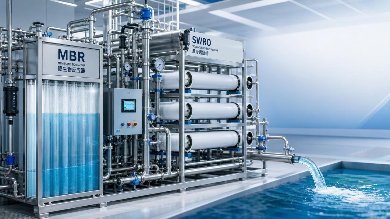 Wastewater Purification: MBR or SWRO for Reuse?