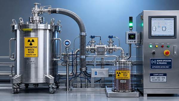 Nuclear Waste Management: Safer Resin Handling Options