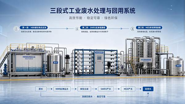 Water Treatment Options Compared: MBR, SWRO, or MED for Industrial Reuse?